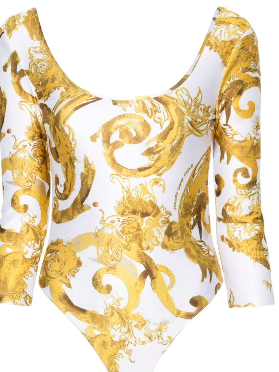 Affordable Watercolour Couture Couture Women Jeans bodysuit Versace 0810